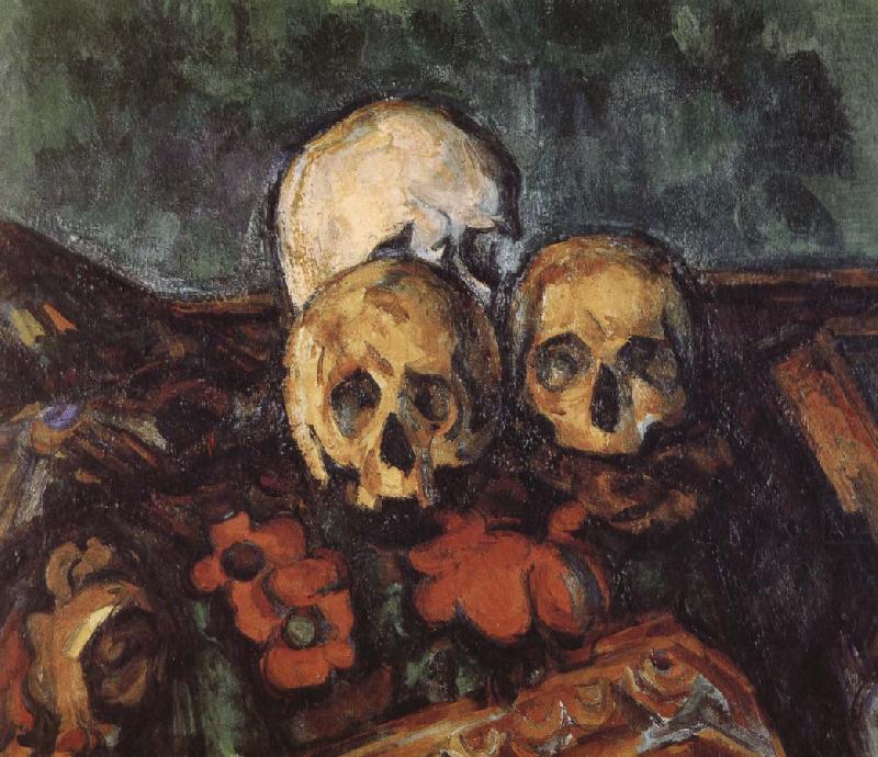 Paul Cezanne carpet three skull china oil painting image